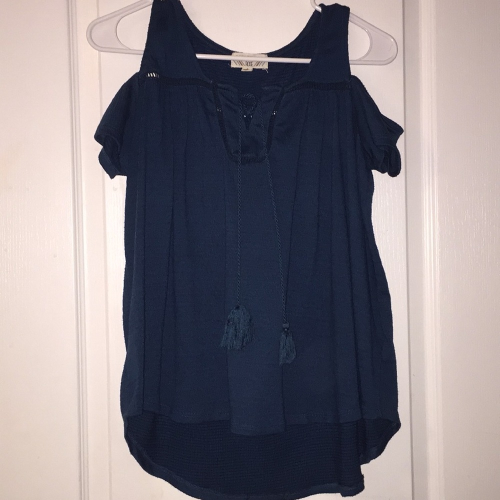 Blue/green top